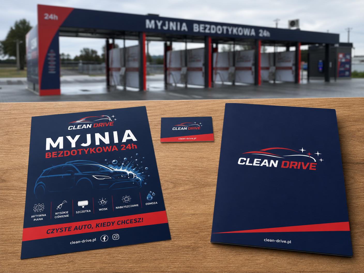 Branding dla myjni - przykład realizacji