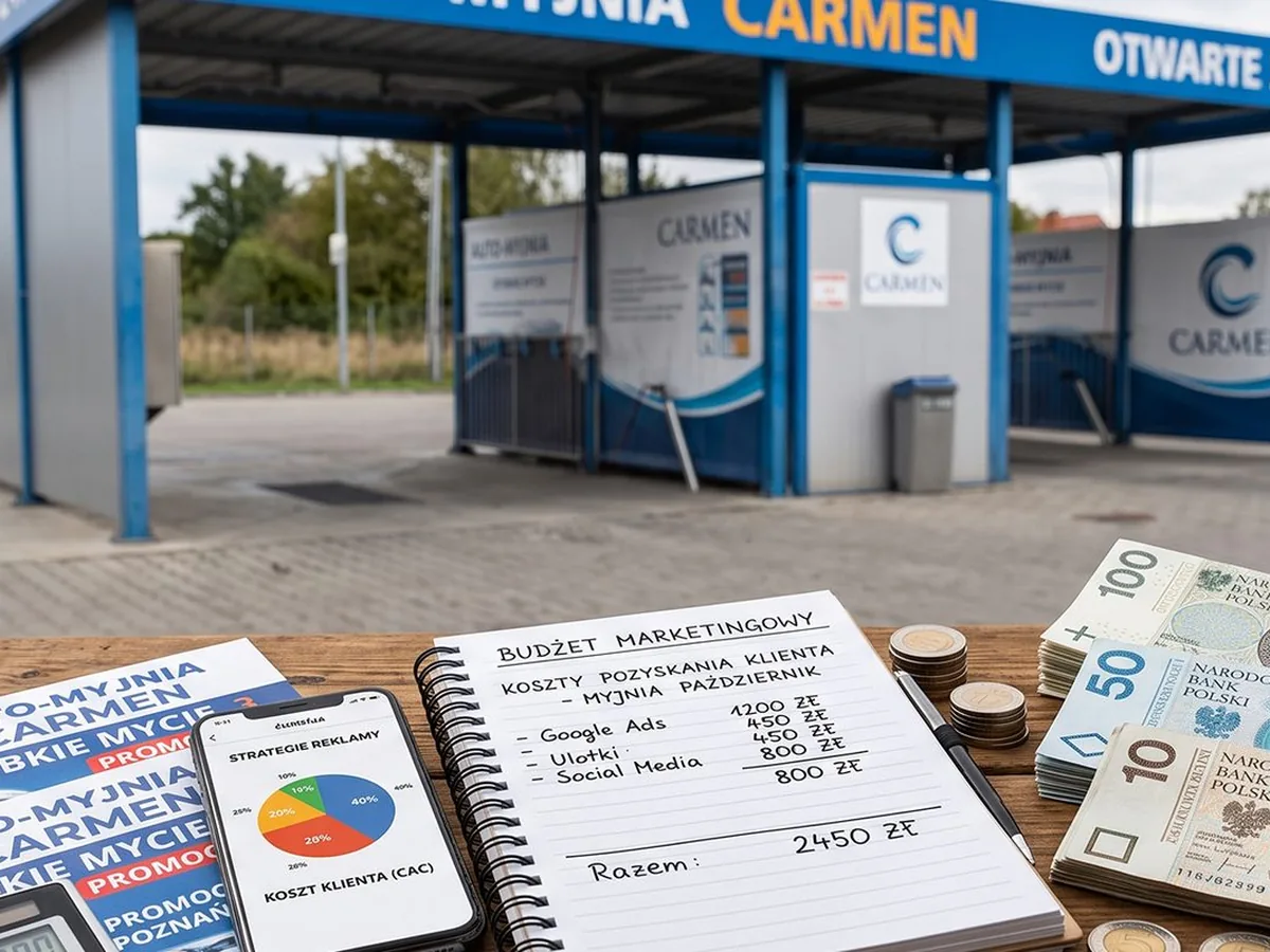 Koszt pozyskania klienta na myjnię bezdotykową – kalkulacja CAC i LTV