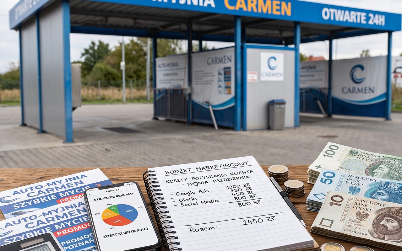 Koszt pozyskania klienta na myjnię bezdotykową – kalkulacja CAC i LTV