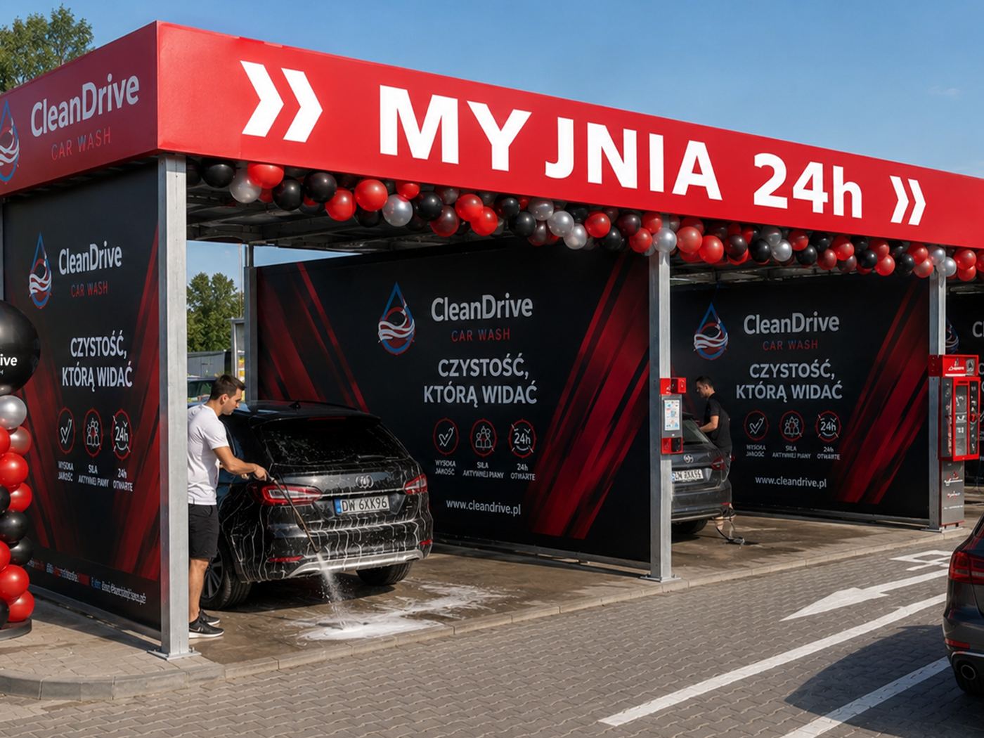 Wydarzenie na myjni - przykład realizacji